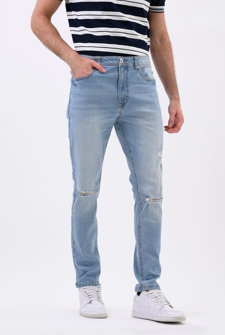 Light Blue Enorsia Authentic Skinny Fit Blue Jeans