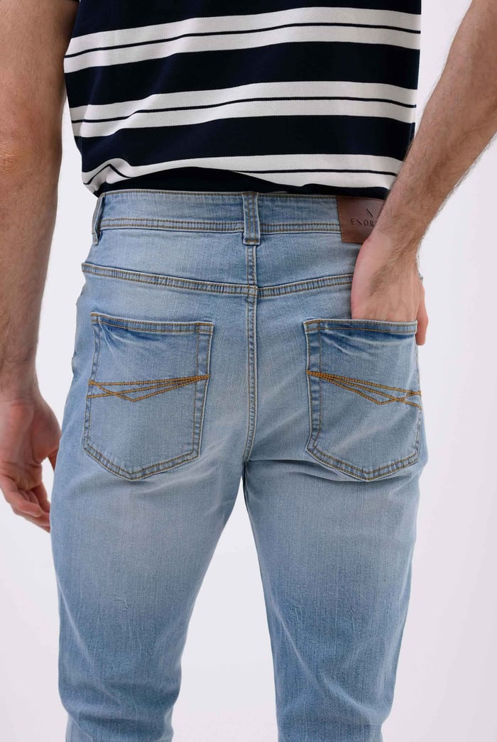 Enorsia Authentic Skinny Fit Blue Jeans