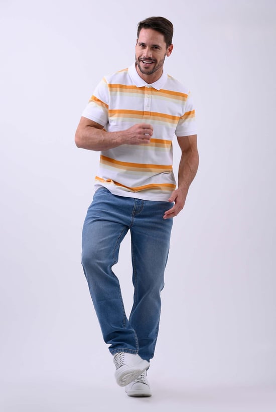 Mens Relaxed Straight Fit Jeans