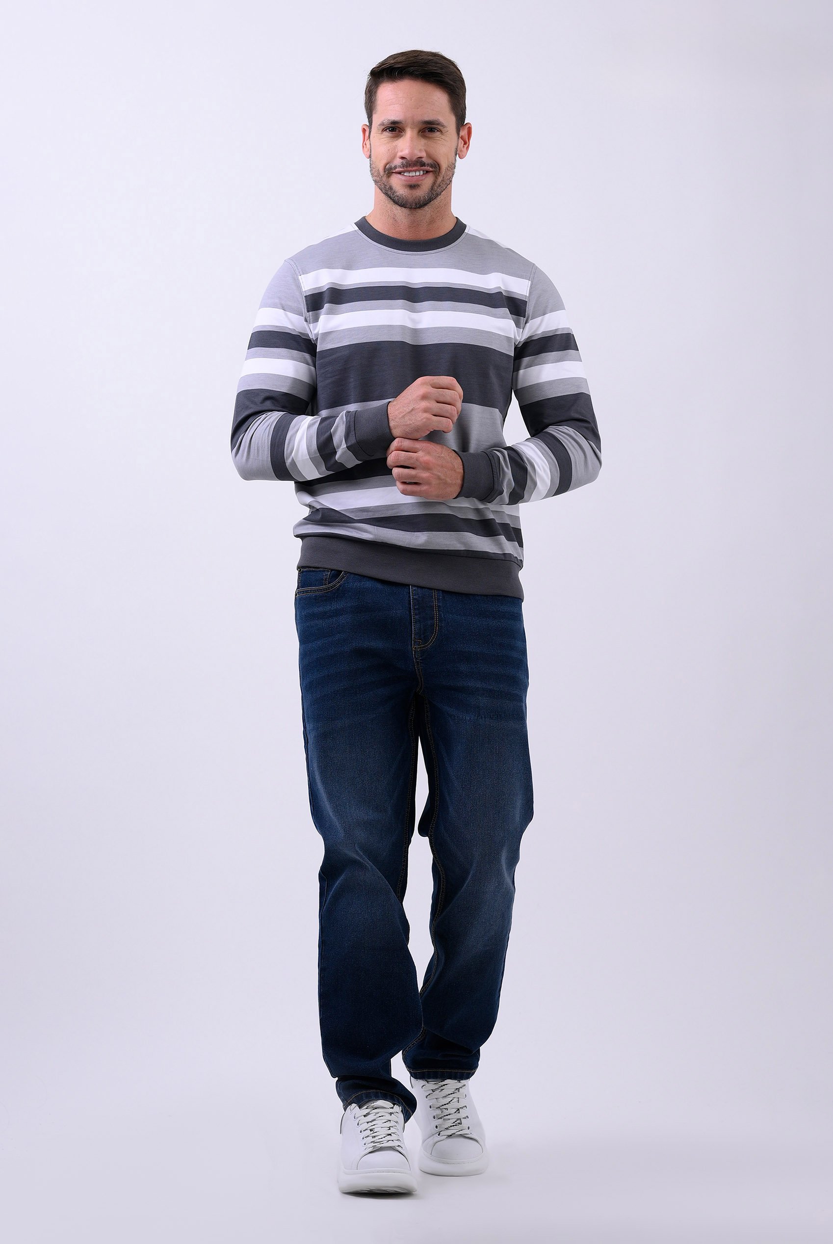Mens Relaxed Straight Fit Jeans