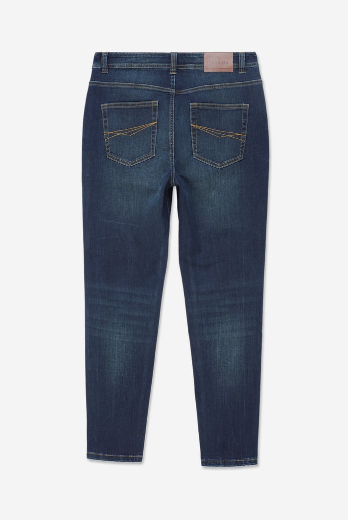 Mens Vintage Slim Fit Tapared Jeans