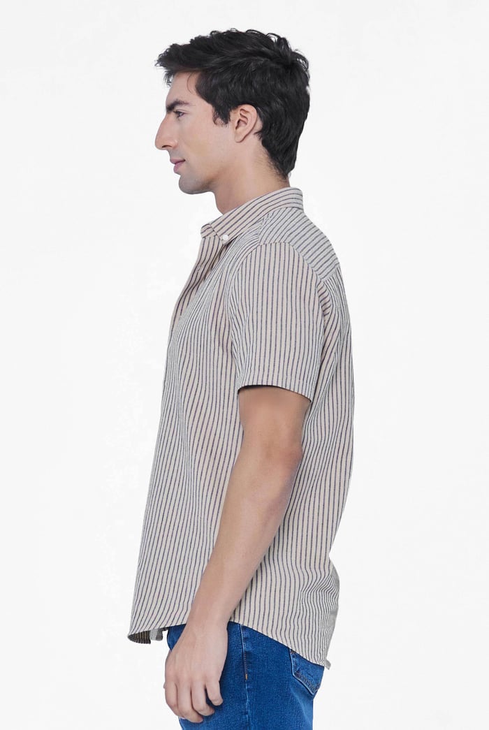 Stripe Short Sleeve Shirt
