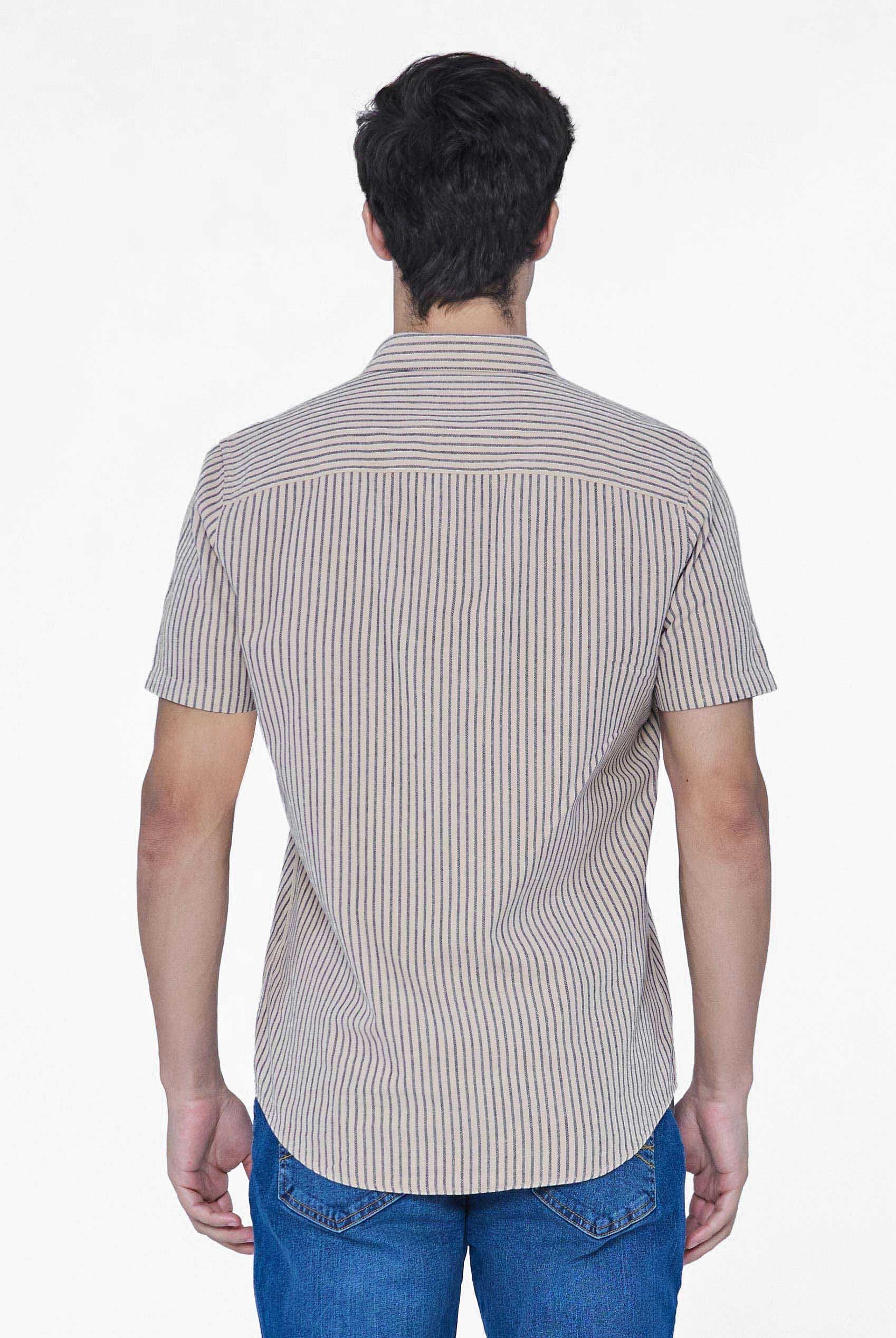 Stripe Short Sleeve Shirt