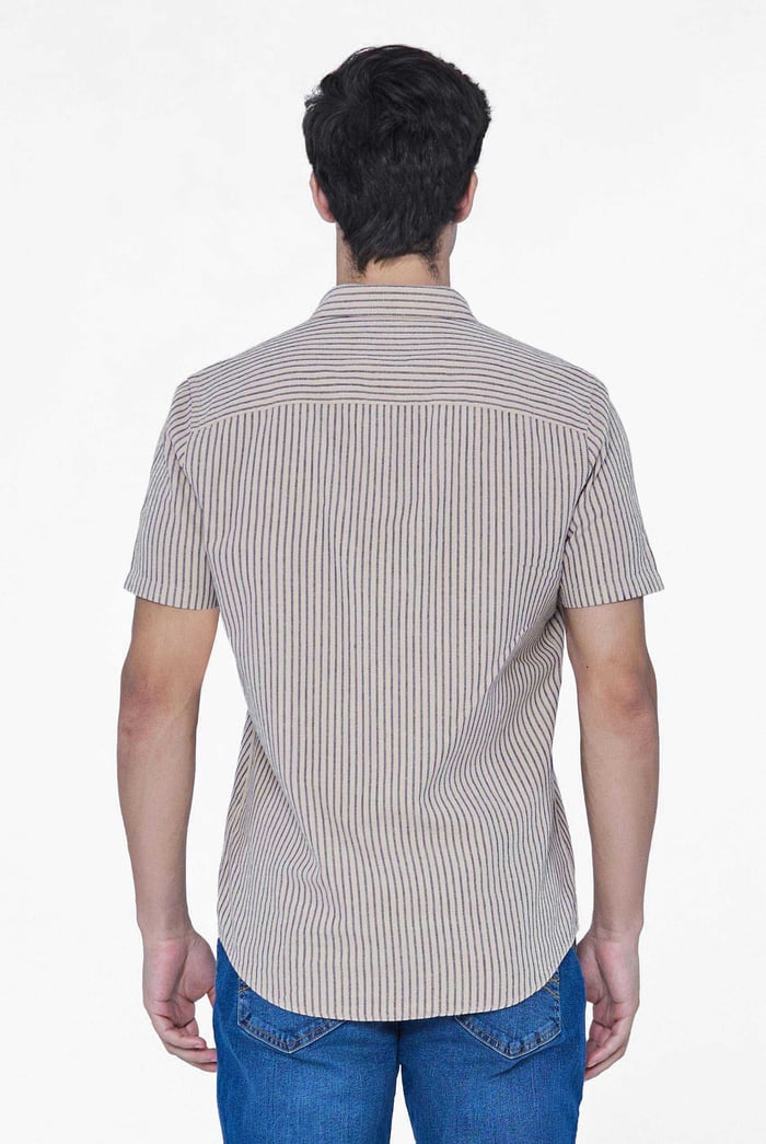 Stripe Short Sleeve Shirt