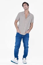 Stripe Short Sleeve Shirt