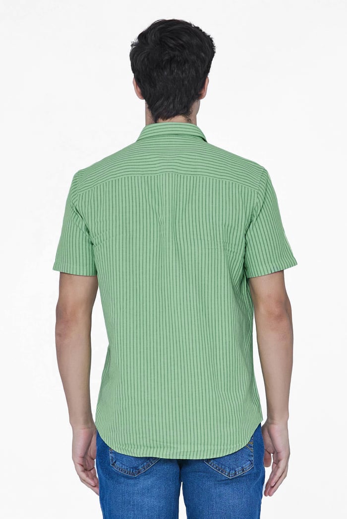 Stripe Short Sleeve Shirt