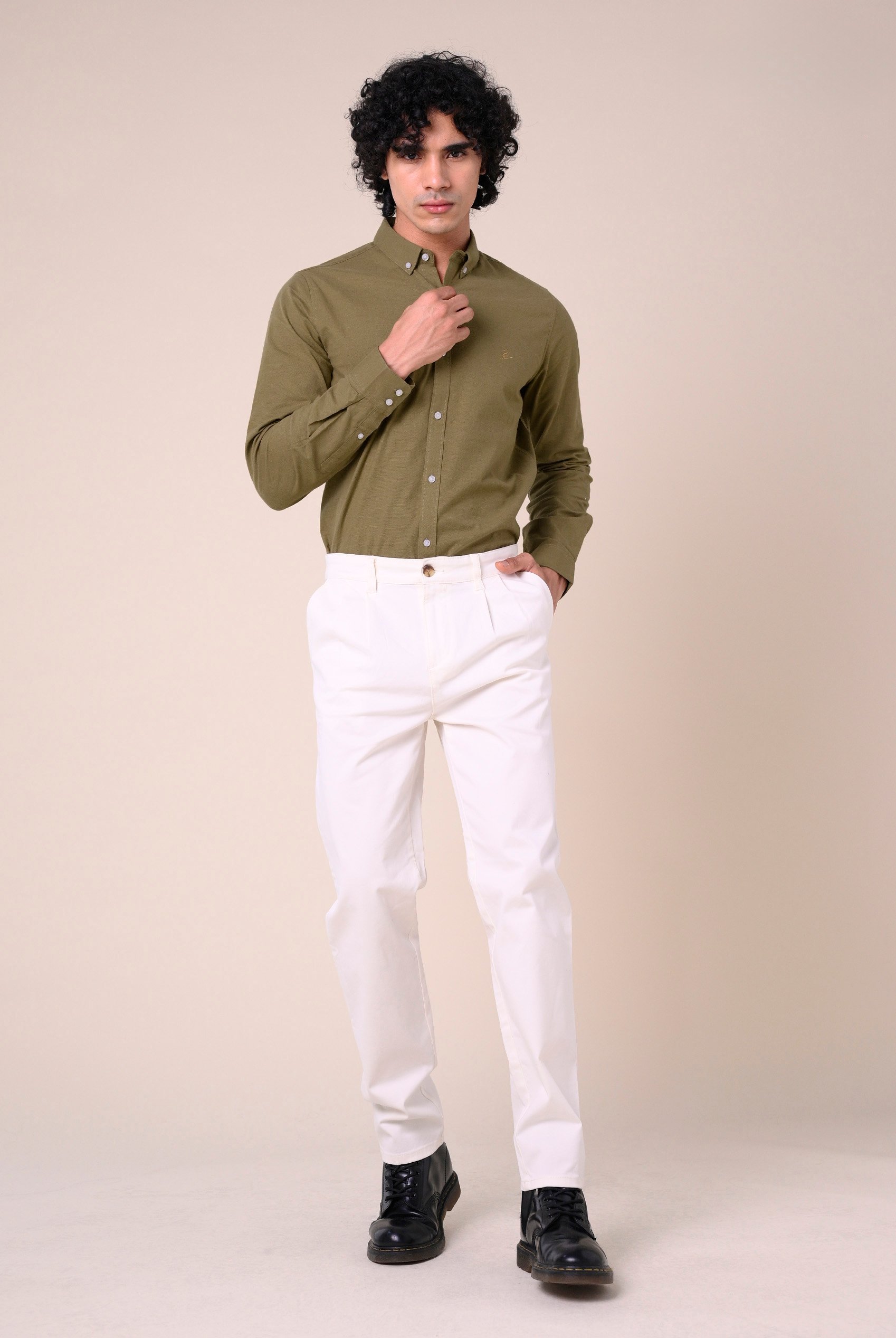 Mens Long Sleeve Casual Shirt