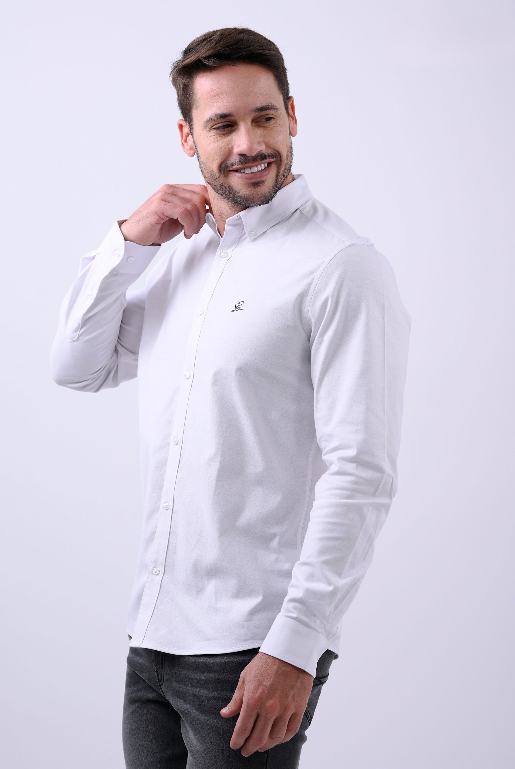 Enorsia Signature Slim Fit Oxford Shirt