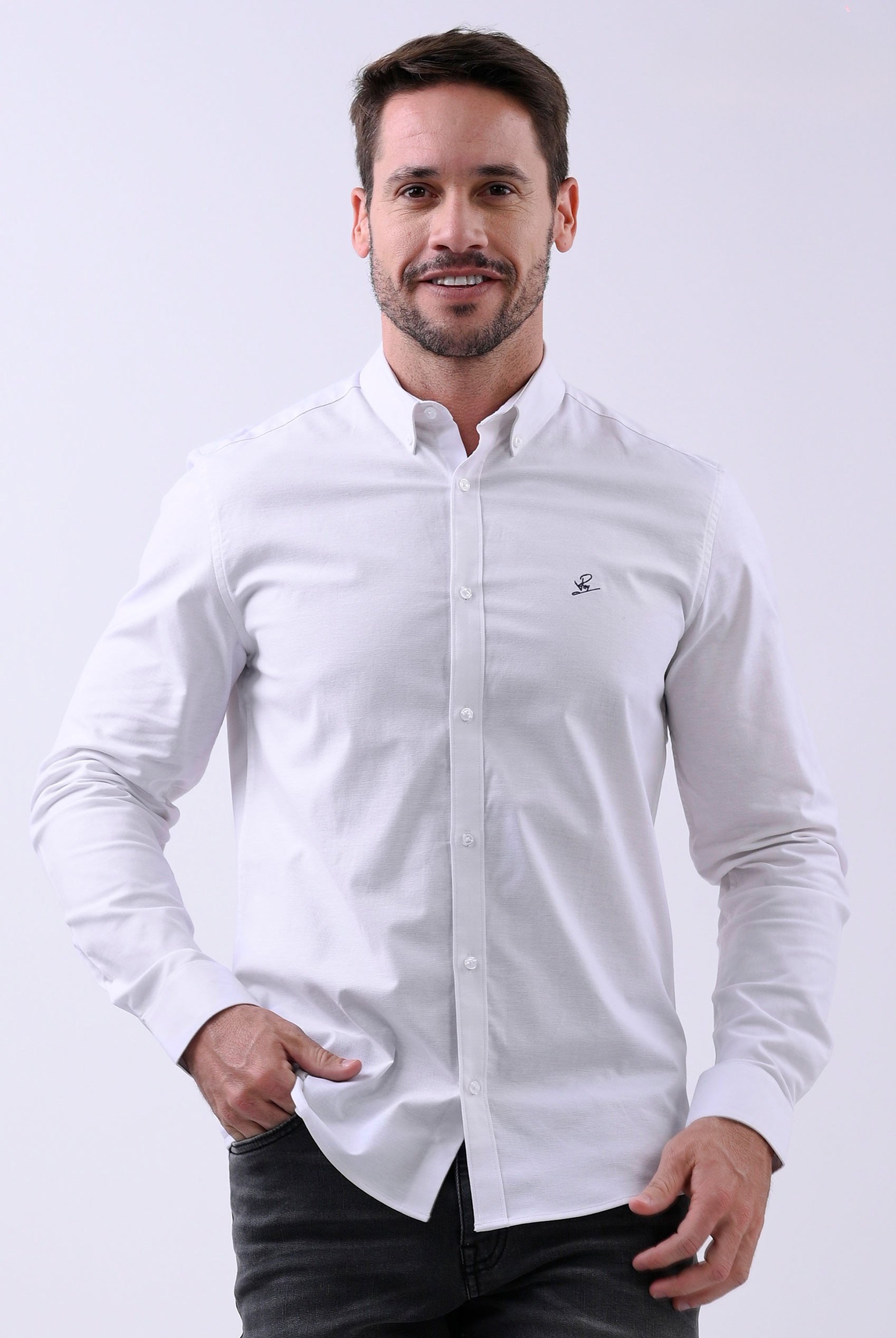 Enorsia Signature Slim Fit Oxford Shirt
