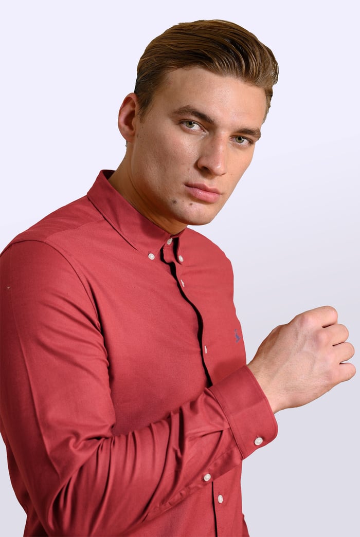 Enorsia Signature Slim Fit Oxford Shirt