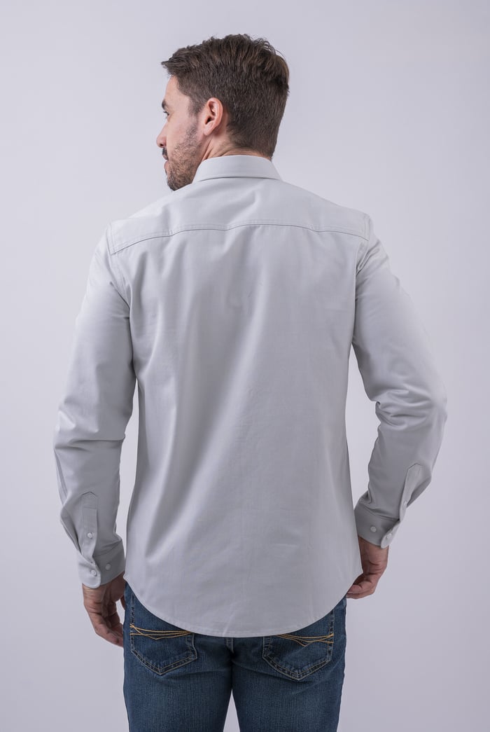 Button Down Collar Long Sleeve Shirt