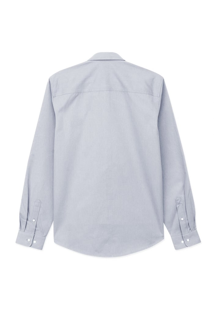 Button Down Collar Long Sleeve Shirt
