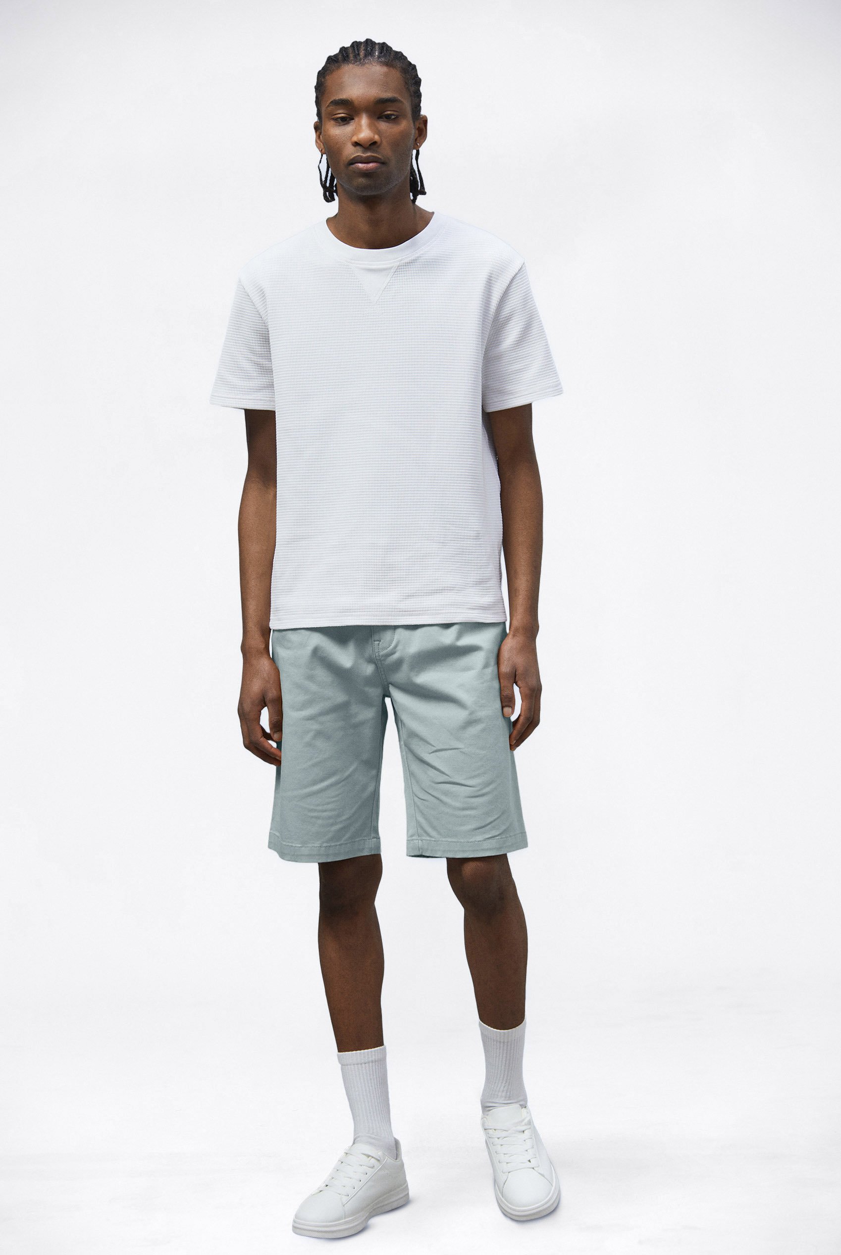 Straight Leg Short Chino Shorts