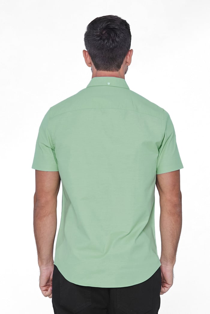 Mens Solid Short Sleeve Shirt