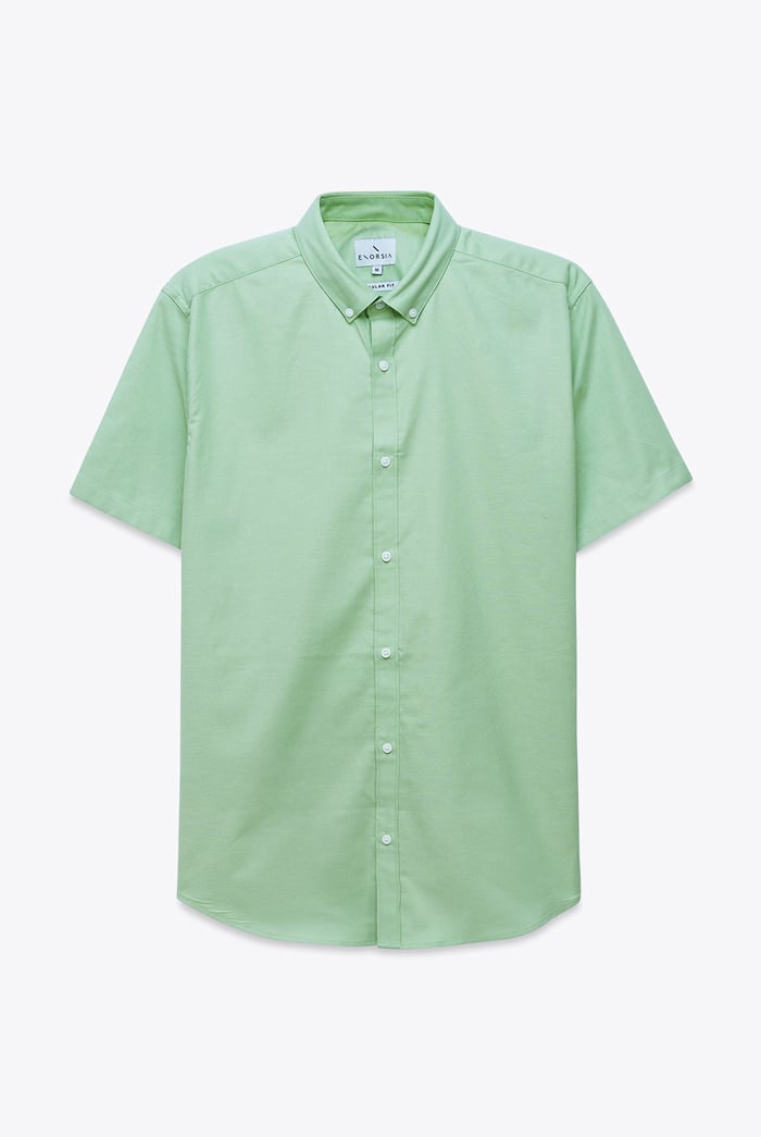 Mens Solid Short Sleeve Shirt