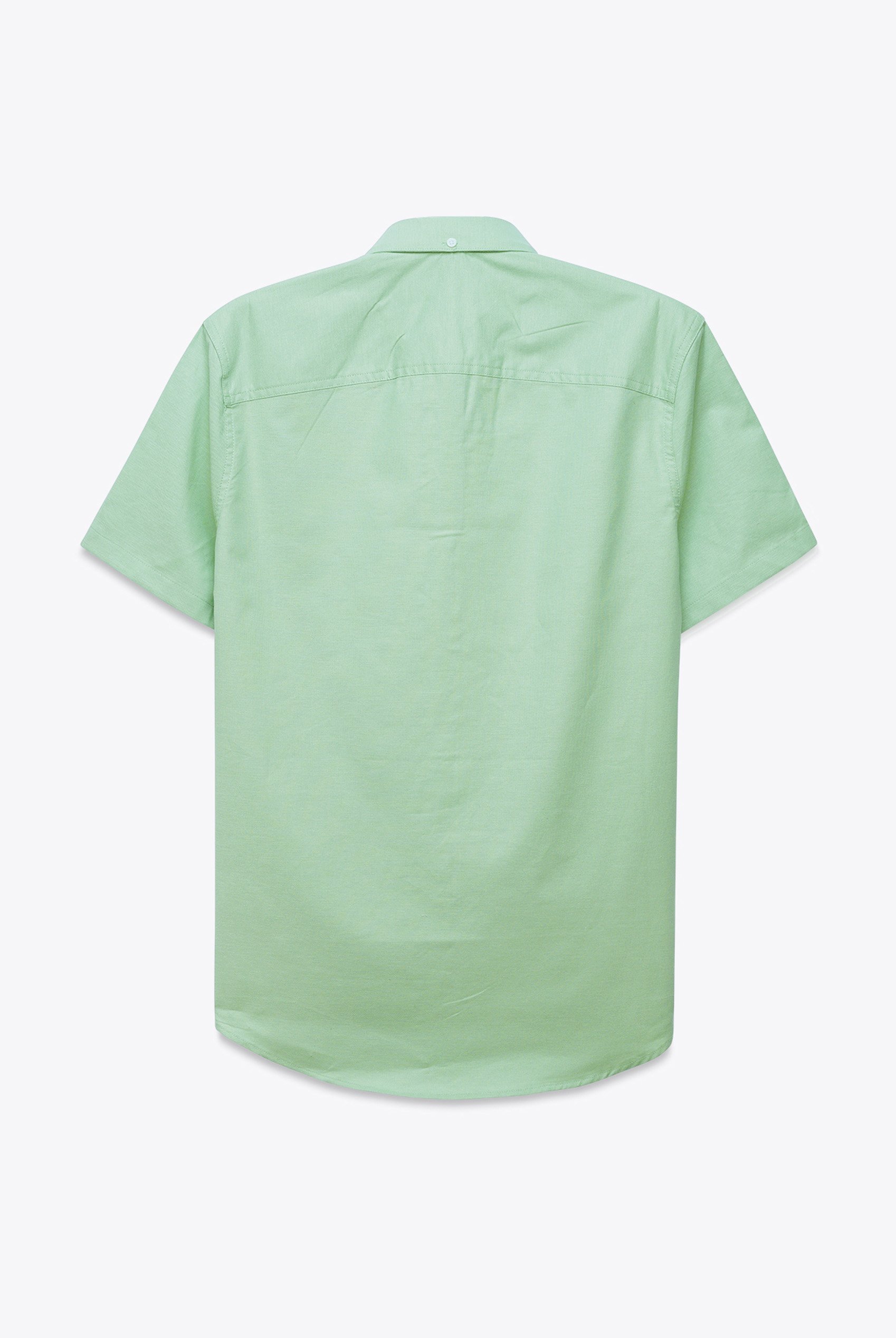 Mens Solid Short Sleeve Shirt