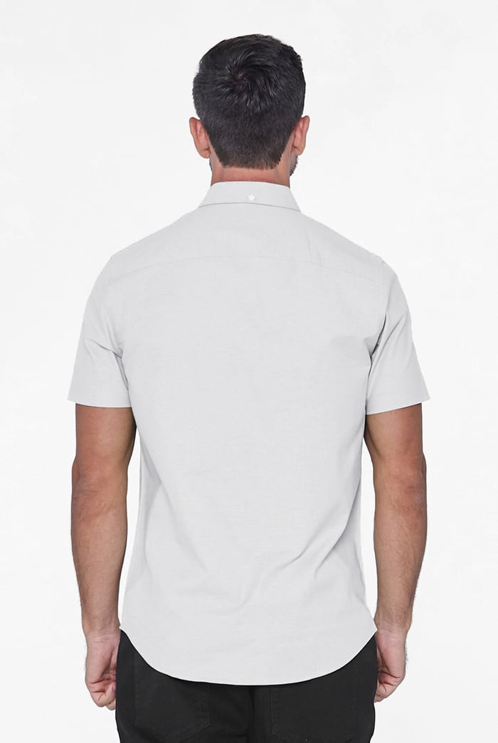 Mens Solid Short Sleeve Shirt