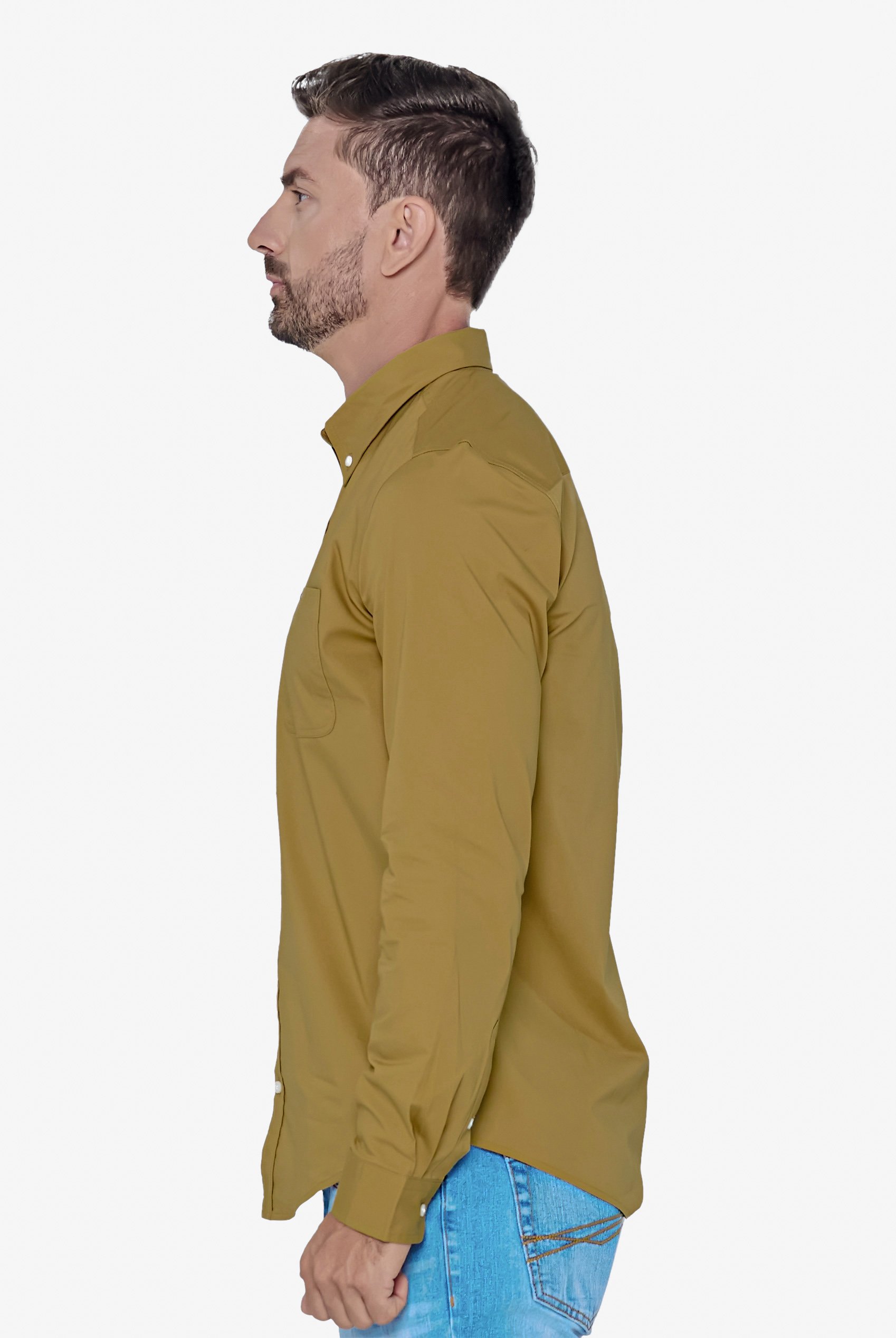 Solid Long Sleeve Regular Fit Shirt