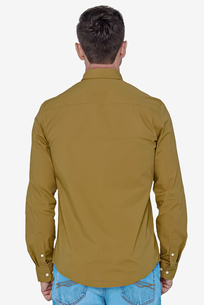 Solid Long Sleeve Regular Fit Shirt