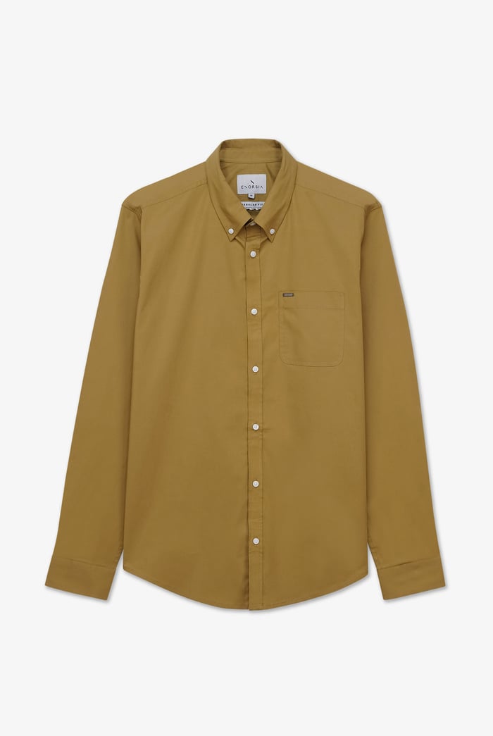 Solid Long Sleeve Regular Fit Shirt