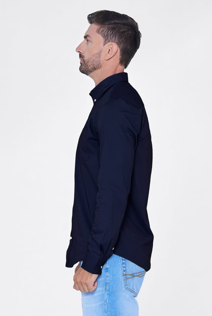 Solid Long Sleeve Regular Fit Shirt
