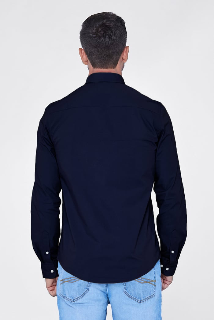 Solid Long Sleeve Regular Fit Shirt