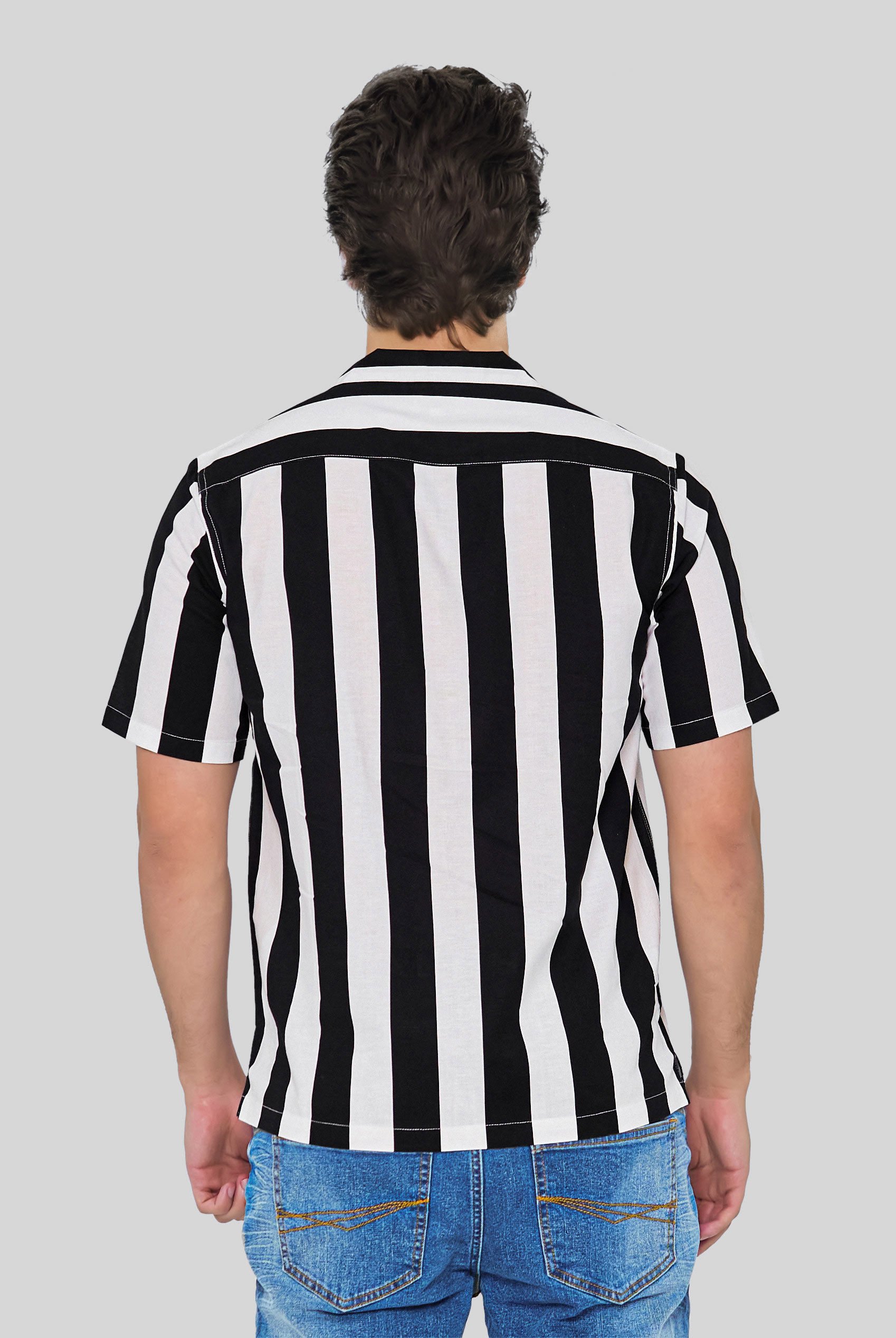 Revere Collar Short Sleeves Shirt