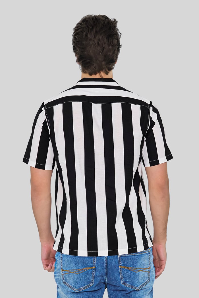Revere Collar Short Sleeves Shirt