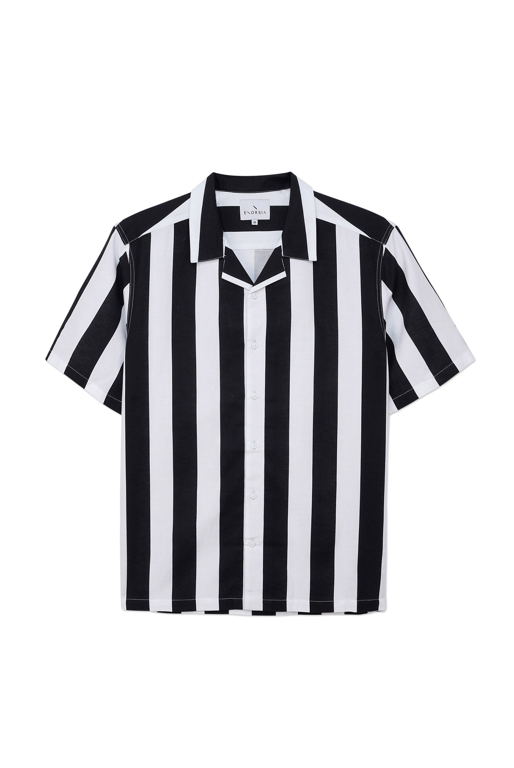 Revere Collar Short Sleeves Shirt