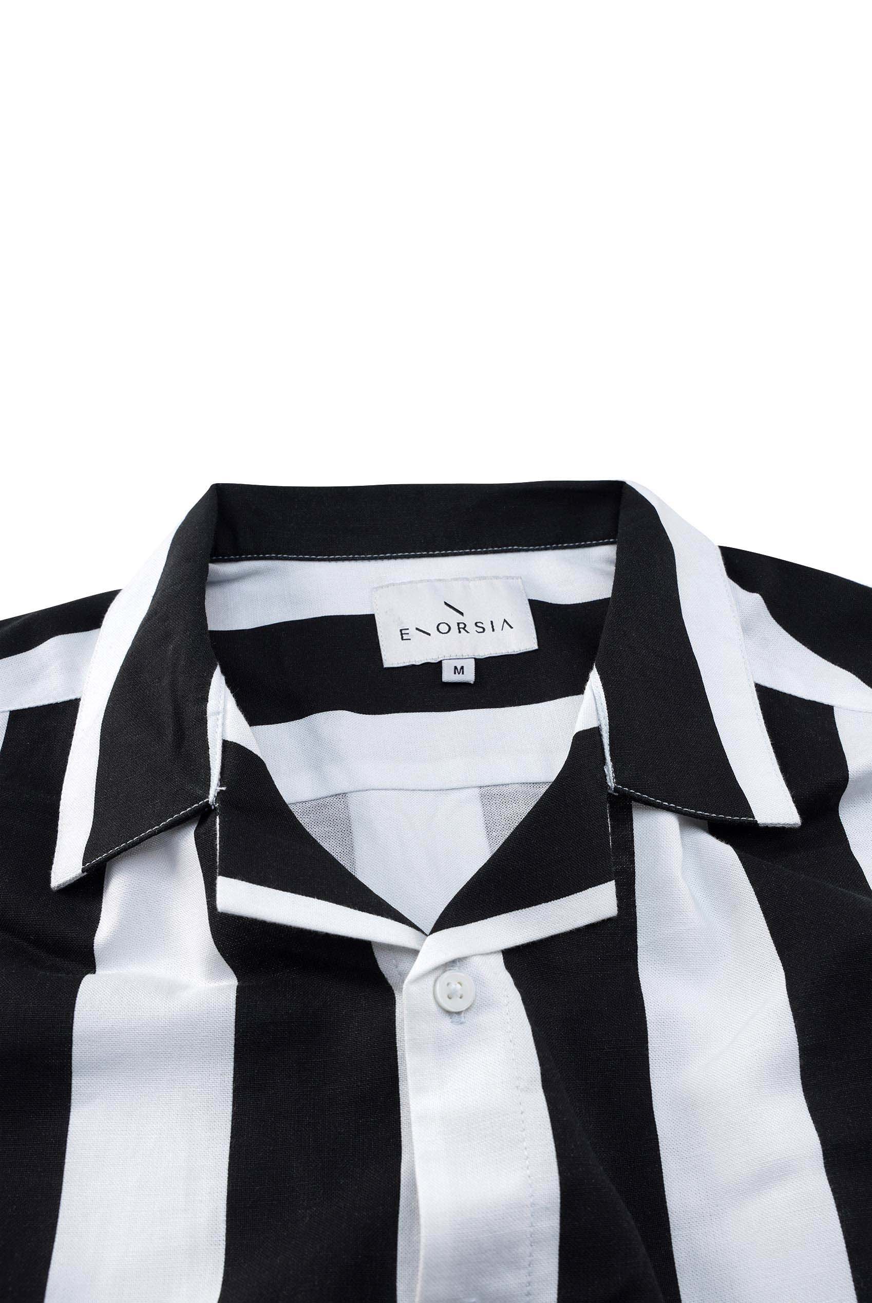 Revere Collar Short Sleeves Shirt
