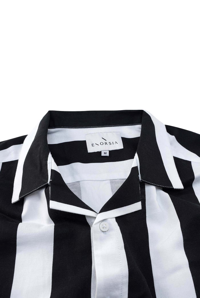 Revere Collar Short Sleeves Shirt