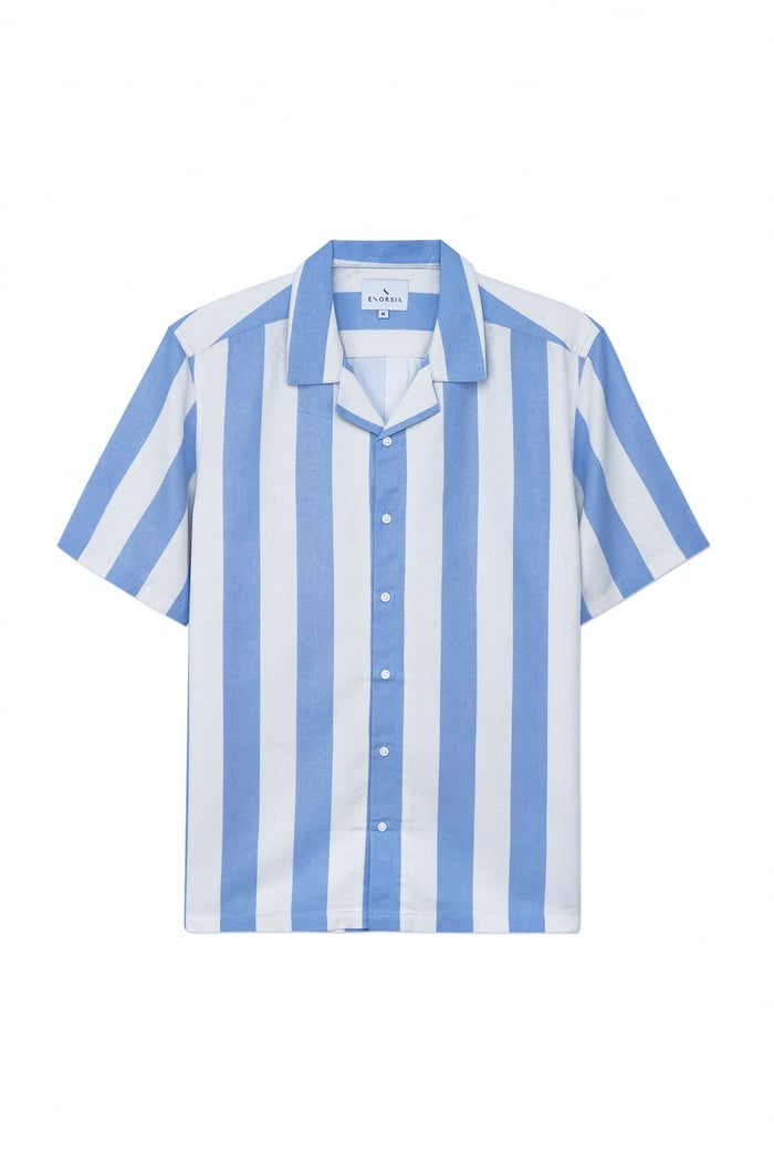 Revere Collar Short Sleeves Shirt