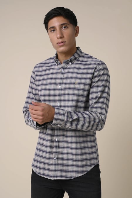 Mens Classic Regular Fit Check Shirt