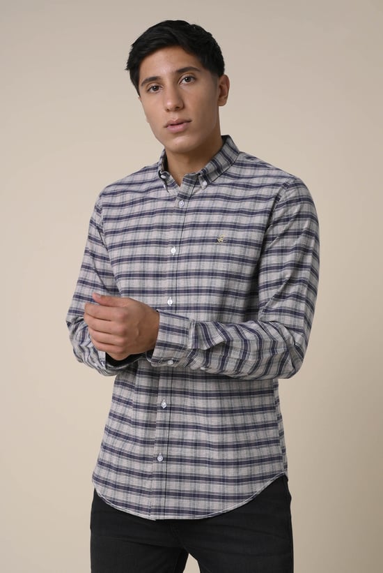 Mens Classic Regular Fit Check Shirt