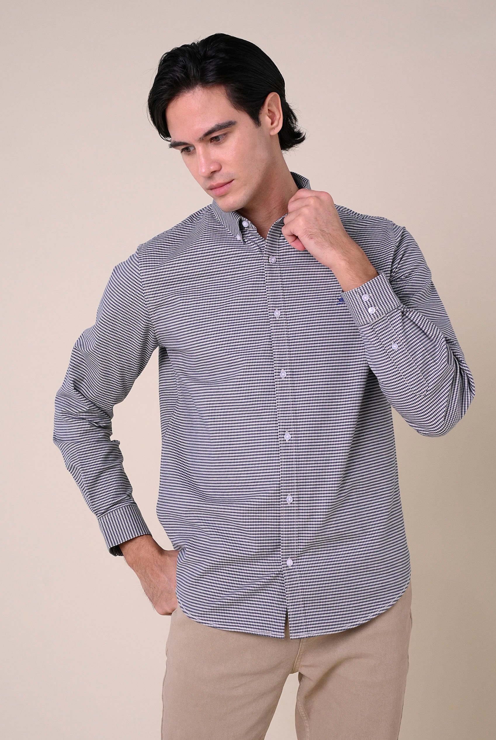 Mens Classic Regular Fit Check Shirt