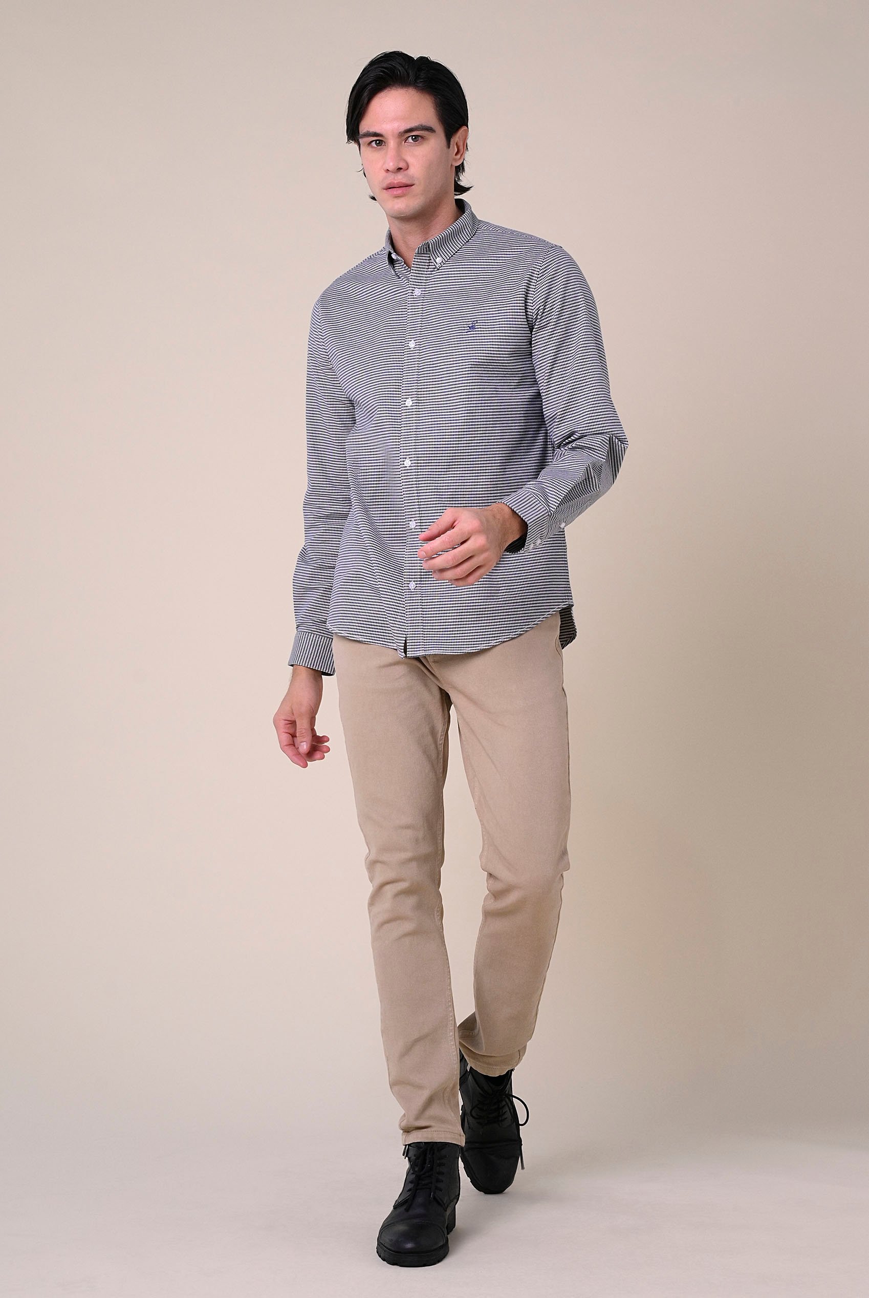 Mens Classic Regular Fit Check Shirt