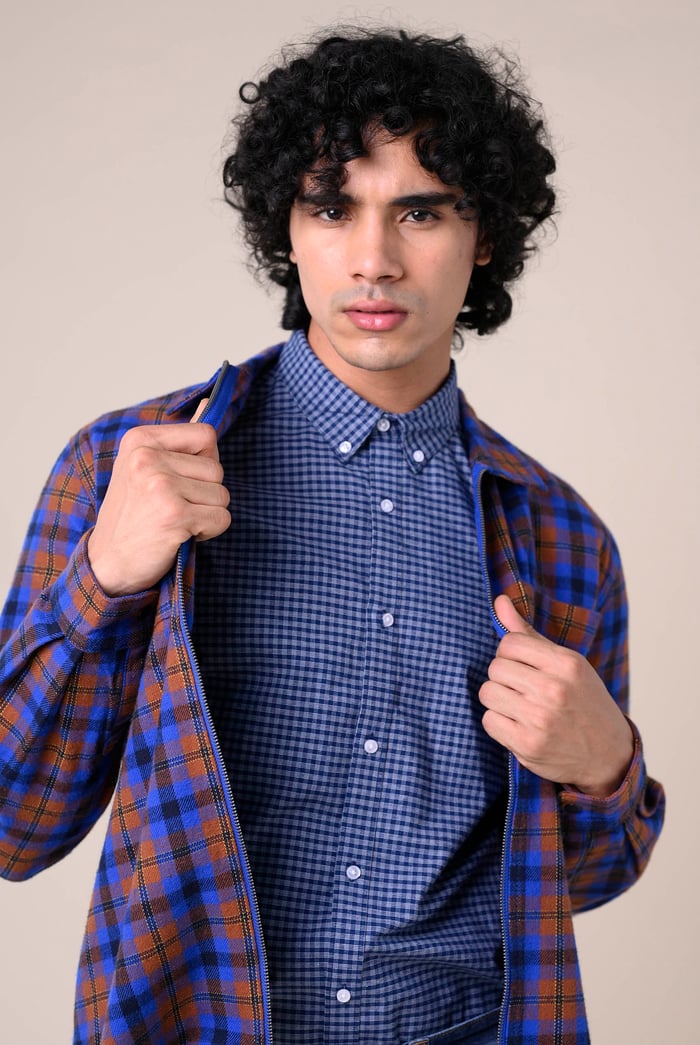 Mens Classic Regular Fit Check Shirt
