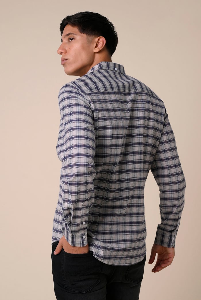 Mens Classic Regular Fit Check Shirt