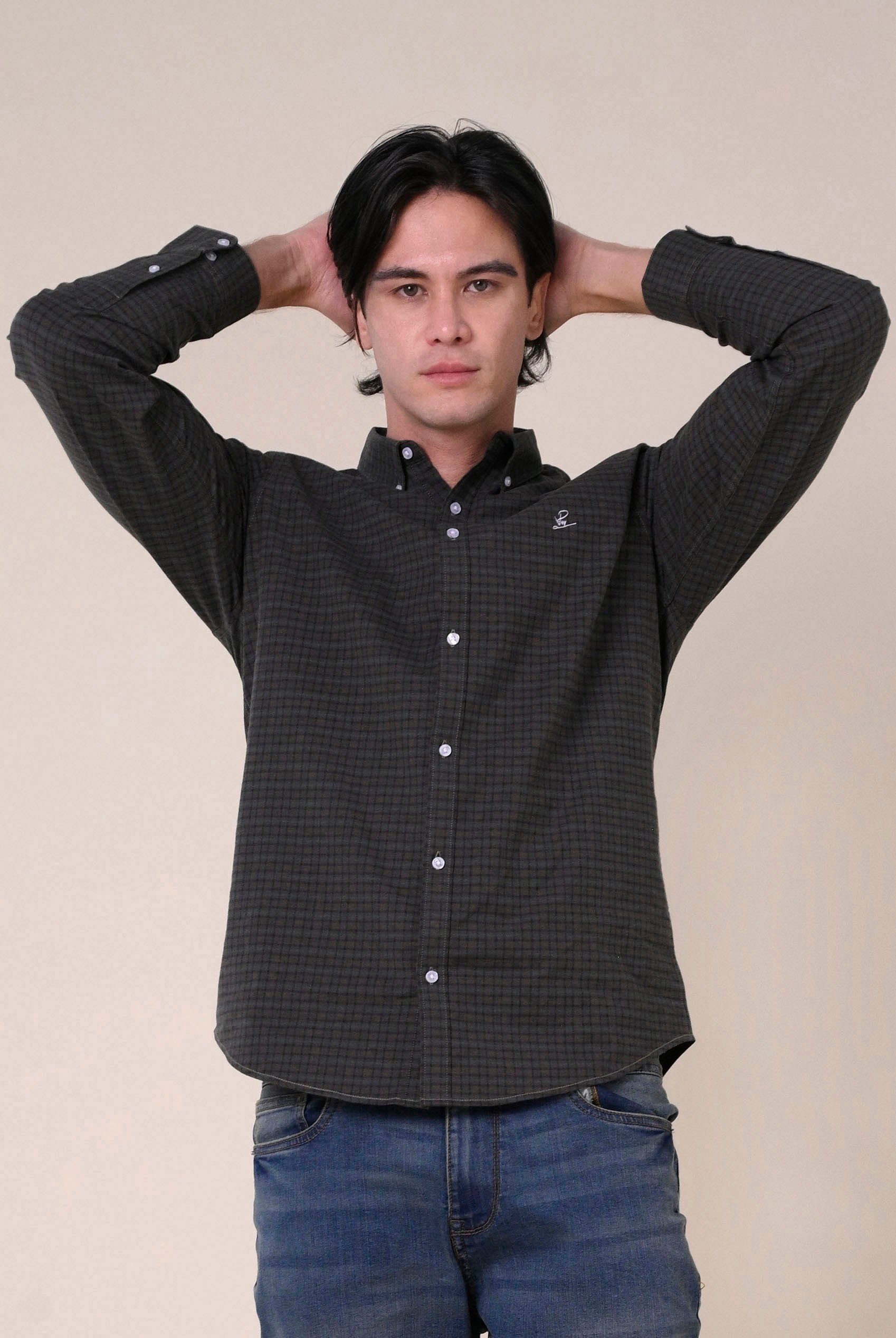Mens Classic Regular Fit Check Shirt
