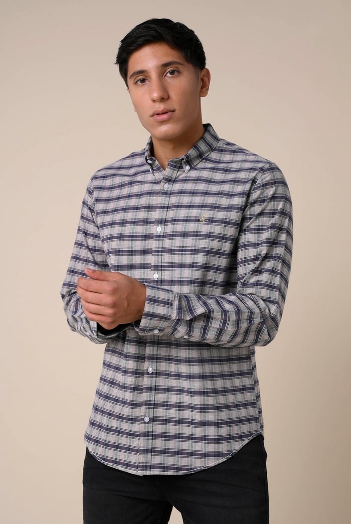 Mens Classic Regular Fit Check Shirt
