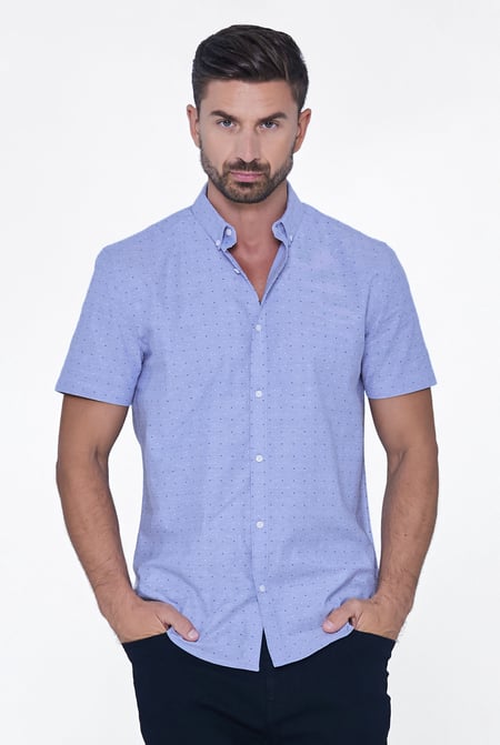 Sky Printed Short Sleeve Shirt