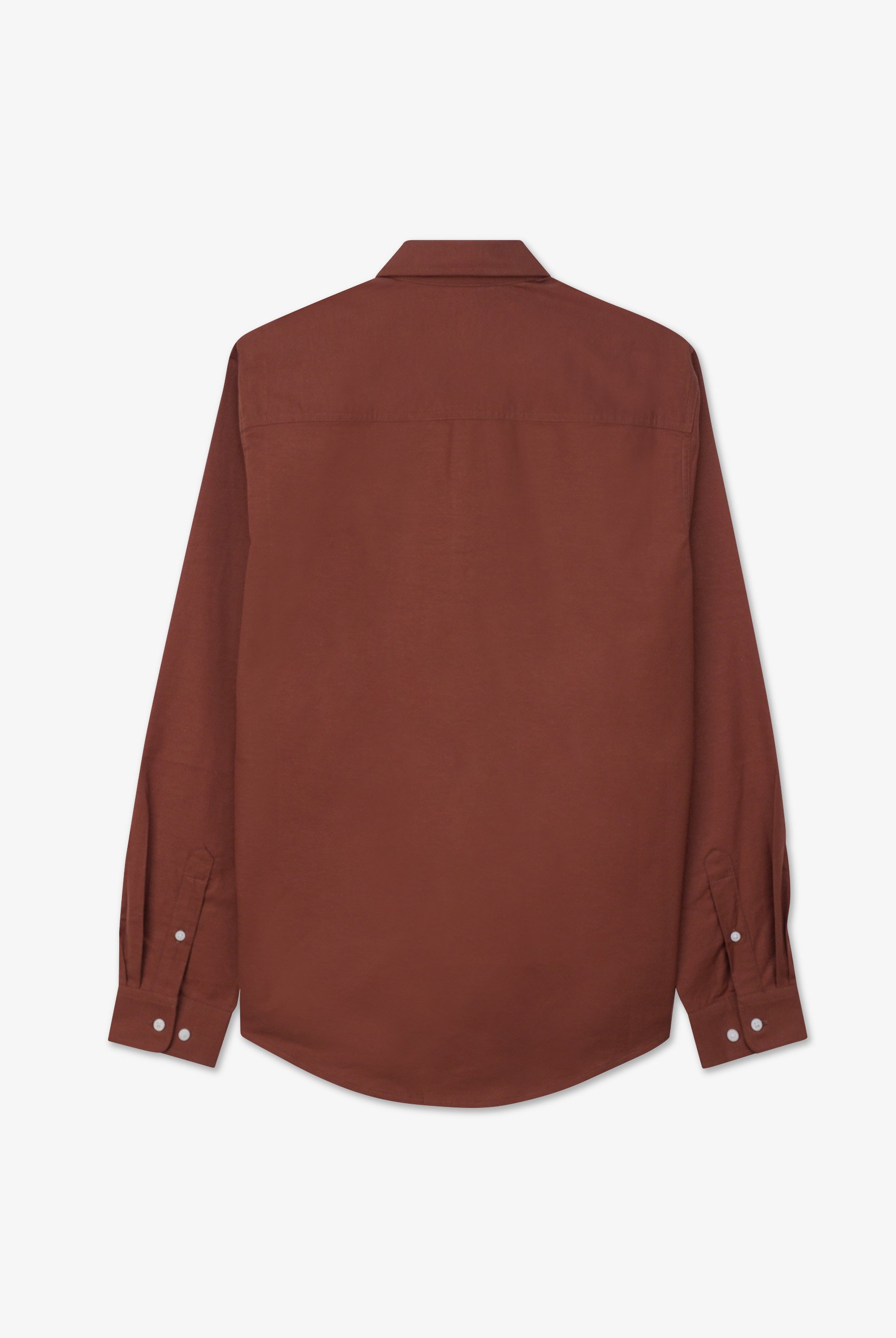 Men Button Down Collar Long Sleeve Shirt