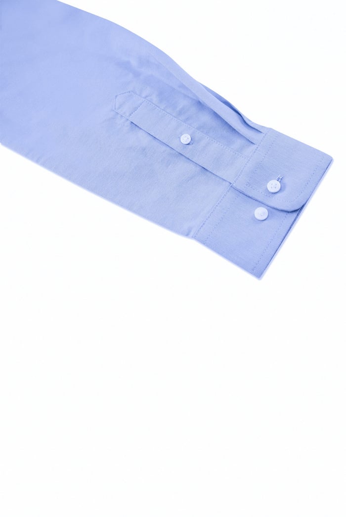 Men Button Down Collar Long Sleeve Shirt
