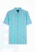 Short Sleeve Stripe Jersey Shirt