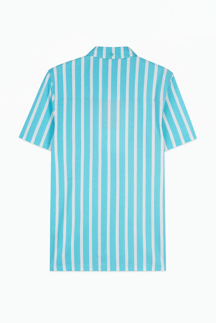 Short Sleeve Stripe Jersey Shirt