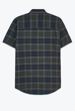 Mens Short Sleeve Shirt With Rib Collar