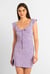 Ruffled Deep V-Neck Tie-Up Camisole
