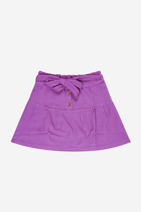 Purple Button Detailing Skirt (5/6yrs-10/11yrs)