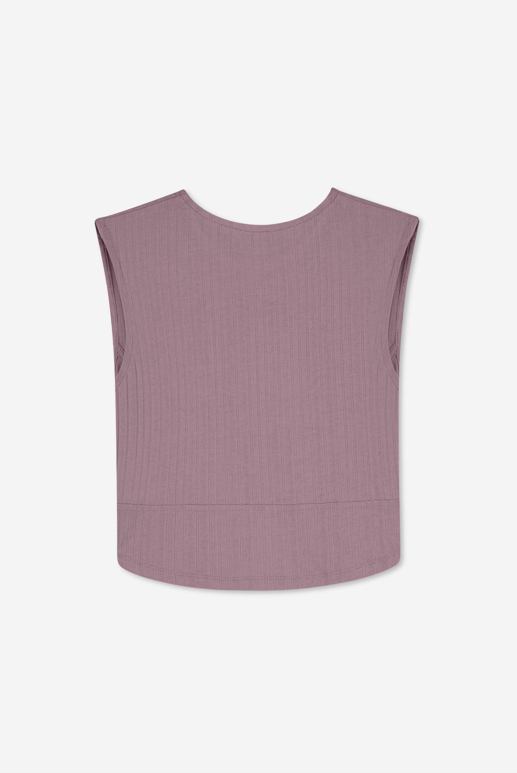 Sleeveless Curve Hem Workout Top