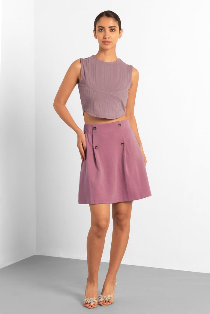 Sleeveless Curve Hem Workout Top